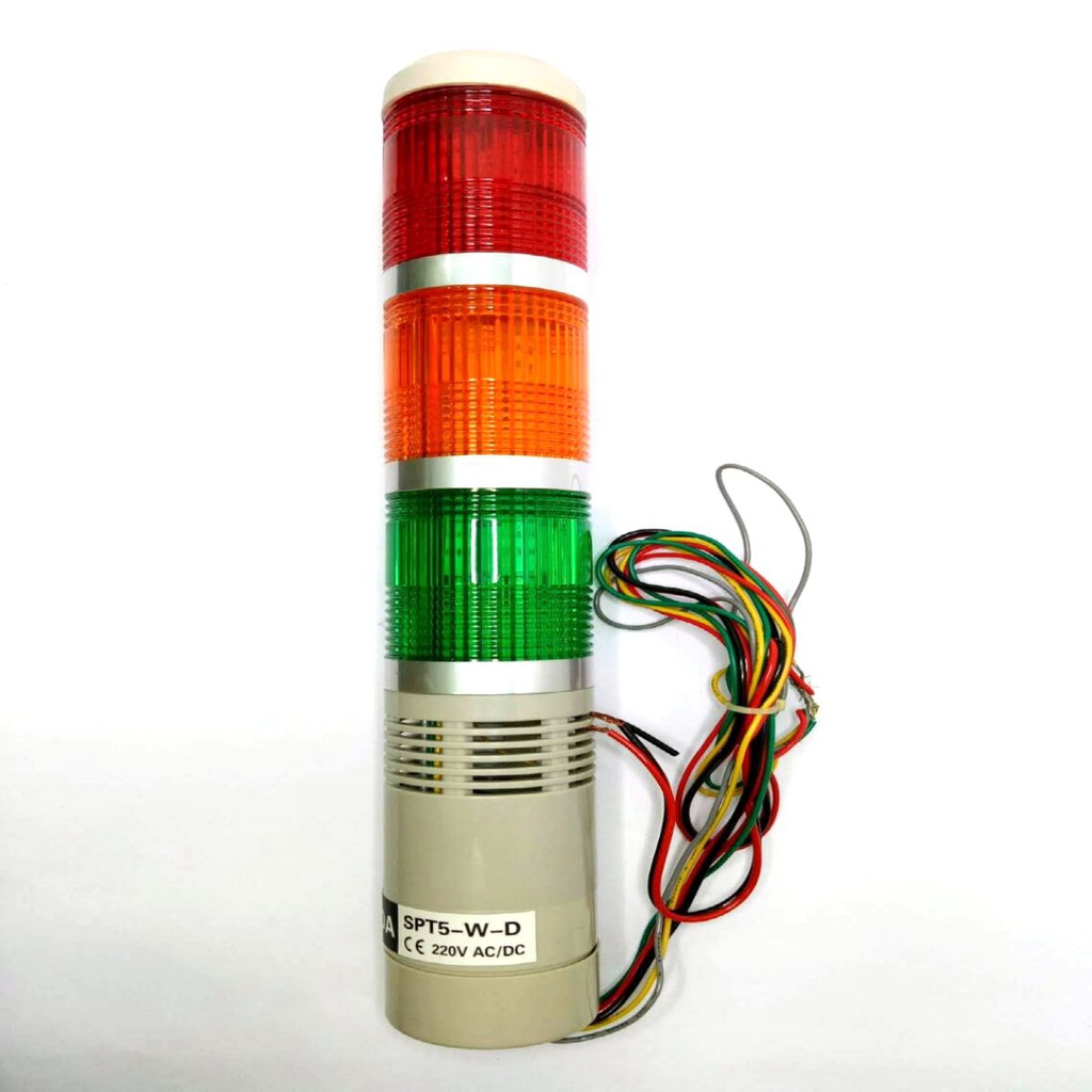 SKODA SPT5-W-D BLINKING TOWER LIGHT (AC220V) RED/YELLOW/GREEN
