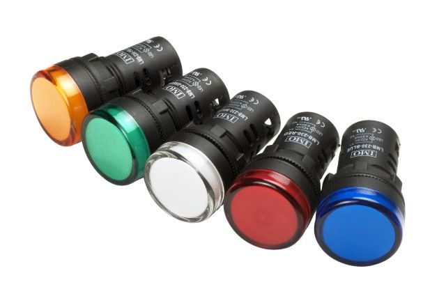 INDUSMART JL505 Pilot Lamp 24VDC Yellow