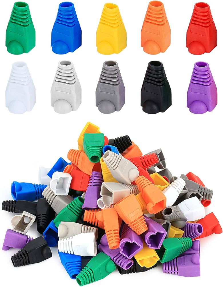 RJ45 RUBBER COVER GREY