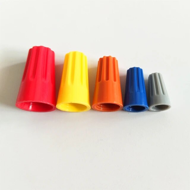 HEAVYPOWER WIRE NUT P3 SW-73B SCREW-ON WIRE CONNECTOR 9.9MM 20Pcs