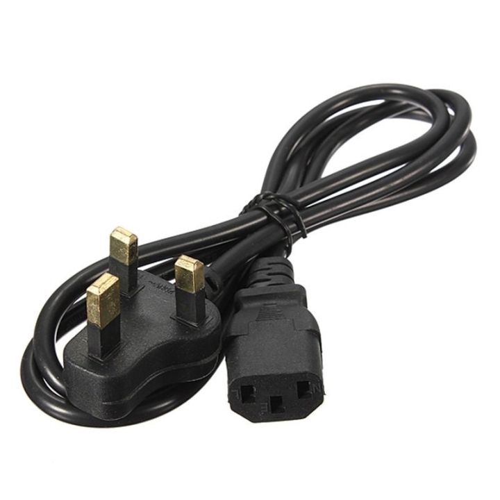INDUSMART UK 3 PIN to C13 POWER CORD CABLE without FUSE