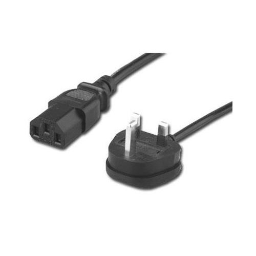 INDUSMART UK 3 PIN 13A to C13 POWER CORD CABLE
