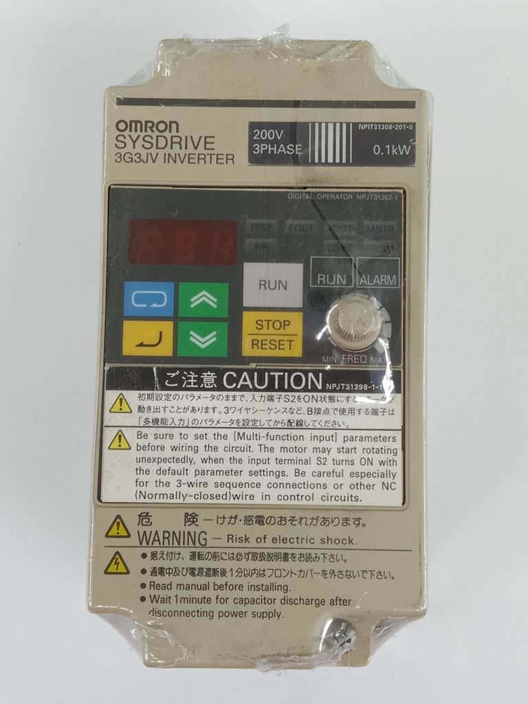 OMRON 3G3JV-A2001 (220V/0.1K/3PH)