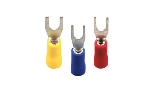 KST SVS1-4 VINLY-INSULATED SPADE TERMINAL 1.5-4.3MM-100Pcs