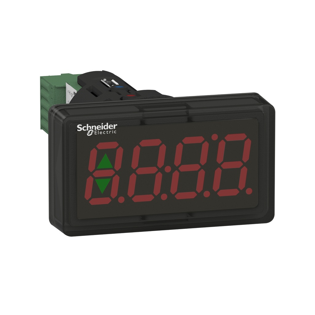 SCHNEIDER ELECTRIC XBH1AA0R4 Harmony XB5, Digital panel meter, plastic, black, d