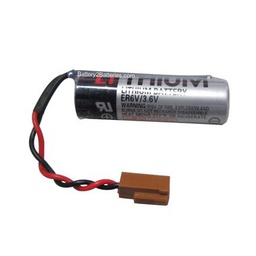 [ER6V-BROWNCONNECTORTOS] TOSHIBA ER6V-BROWN CONNECTOR Lithium Battery C/W Brown Color Connector